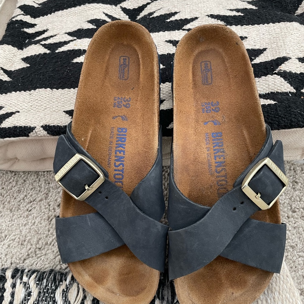 Women’s Birkenstock size 39 Navy Used